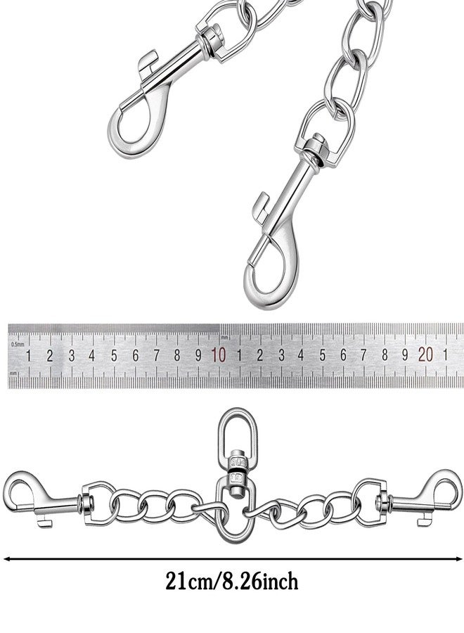 HaiFafafaing Prong Collar Safety Clip, Safety Clip for Dog Collar, Dual Clasp Pet Leash Backup, Collars Harness Connector for Medium Large Breeds - Image 2