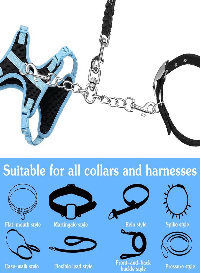 HaiFafafaing Prong Collar Safety Clip, Safety Clip for Dog Collar, Dual Clasp Pet Leash Backup, Collars Harness Connector for Medium Large Breeds - Image 3