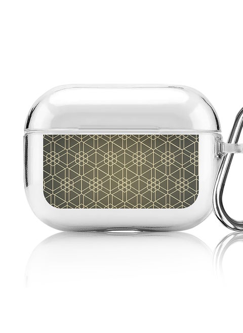 Classic Clear printed Case for Apple AirPods Pro 2nd Generation Thin Transparent Cover [Designed for Apple AirPods Pro 2nd Generation] - Hexarab