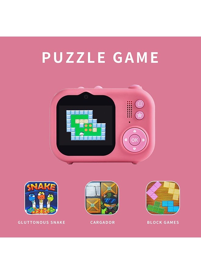 XiuWoo Kids Camera with Tripod, Birthday Gifts for Girls/Boys Age 3-9yr,Cute Portable Little Girls/Boys Gifts Kids Camera Toys for 3-12 Year Old Boys/Girls,Selfie Camera for Kids - Image 5