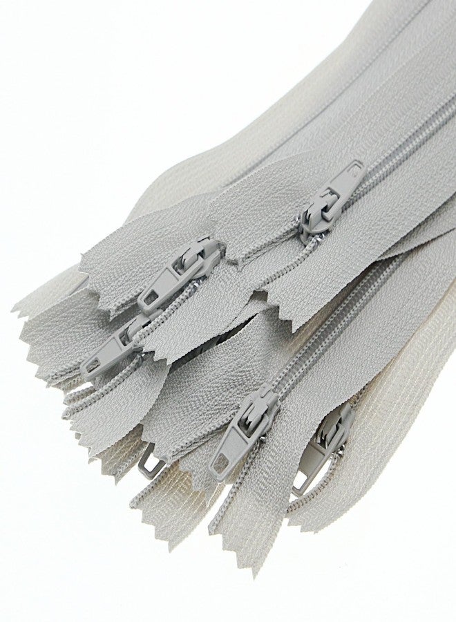 SHUNLI #3 Nylon Coil Zipper,Gray Closed End Zippers Bulk for DIY Tailor Sewing Crafts,Bags,Purses(20 PCS/Pack,24 Inch) SHUNLI - Image 5
