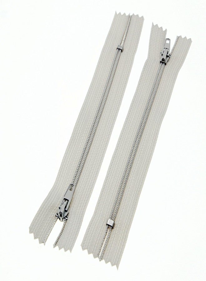SHUNLI #3 Nylon Coil Zipper,Gray Closed End Zippers Bulk for DIY Tailor Sewing Crafts,Bags,Purses(20 PCS/Pack,24 Inch) SHUNLI - Image 2