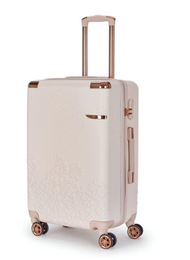 ليمرا طقم شنط سفر مكون من 6 حقائب أمتعة لون بيج بمقاس 32"/28"/24"/20"/15"/12 انش  - Image 4