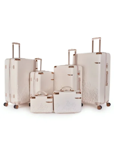 LIMRA A travel bag set consisting of 6 luggage bags Beige color, size 32"/28"/24"/20"/15"/12 inches