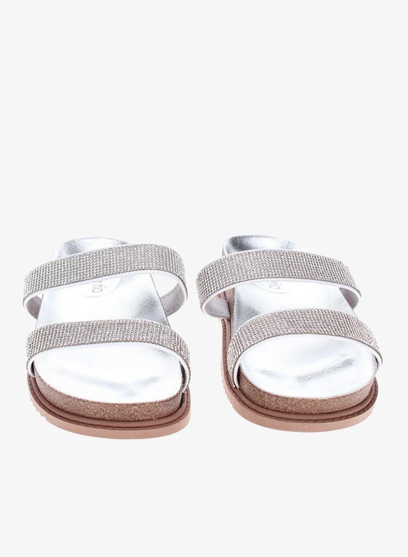 Beira Rio  Beira Rio Ladies Flat Sandals White | Made In Brazil for Women | Best Price UAE