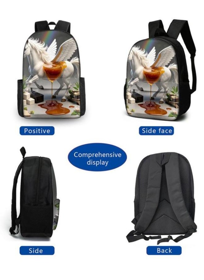 Generic The latest universal cartoon new three-piece schoolbag (for students, teenagers, children) - 418  - Image 3