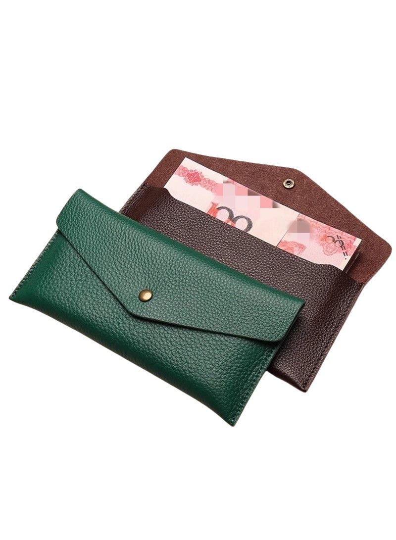 CHU DAI Cash Wallets for Women - Reusable Leather Cash Envelope Wallet for Budgeting, Billing  - Image 2