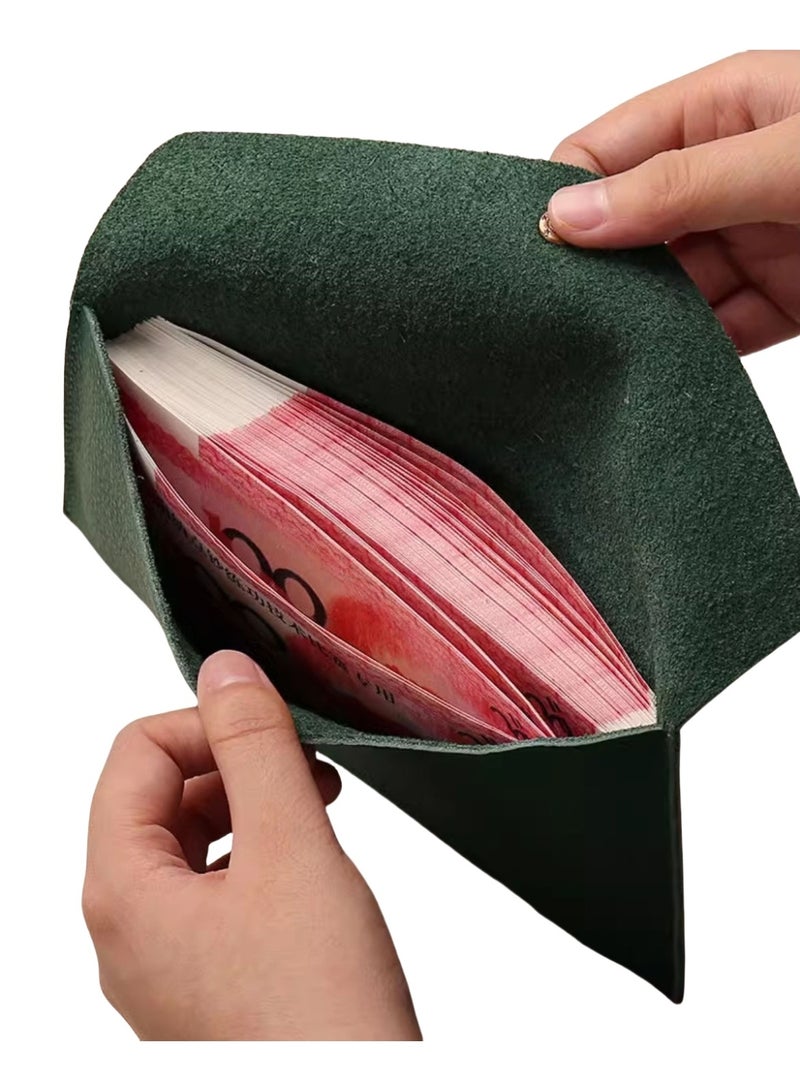 CHU DAI Cash Wallets for Women - Reusable Leather Cash Envelope Wallet for Budgeting, Billing  - Image 3