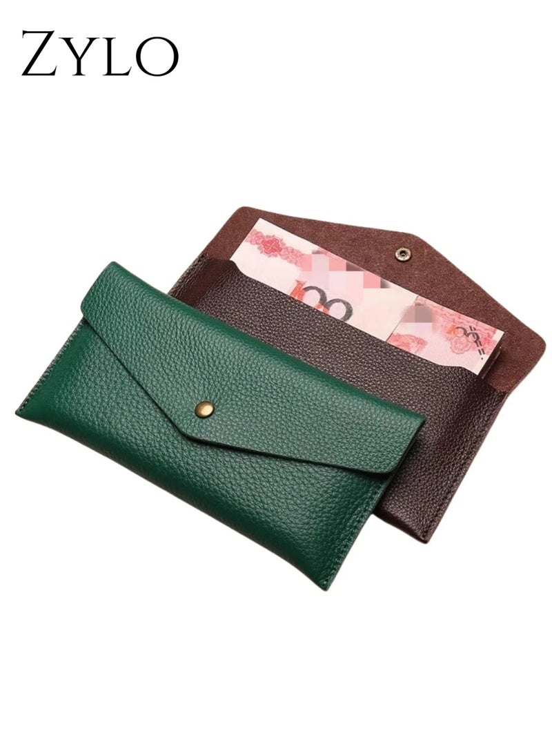 Zylo Cash Wallets - Reusable Leather Cash Envelope Wallet for Budgeting, Billing - Image 2