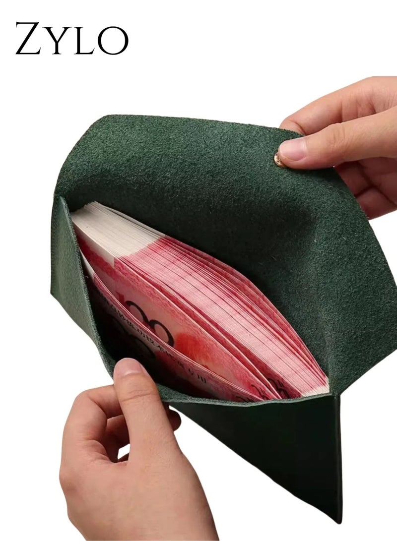 Zylo Cash Wallets - Reusable Leather Cash Envelope Wallet for Budgeting, Billing - Image 3