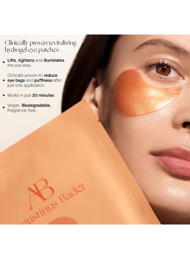 Augustinus Bader The Eye Patches Luxury Hydrating AntiAging UnderEye Treatment Reduces Puffiness Smooths Fine Lines Brightens Dark Circles Soothing Restorative Formula 1 Pack - Image 4