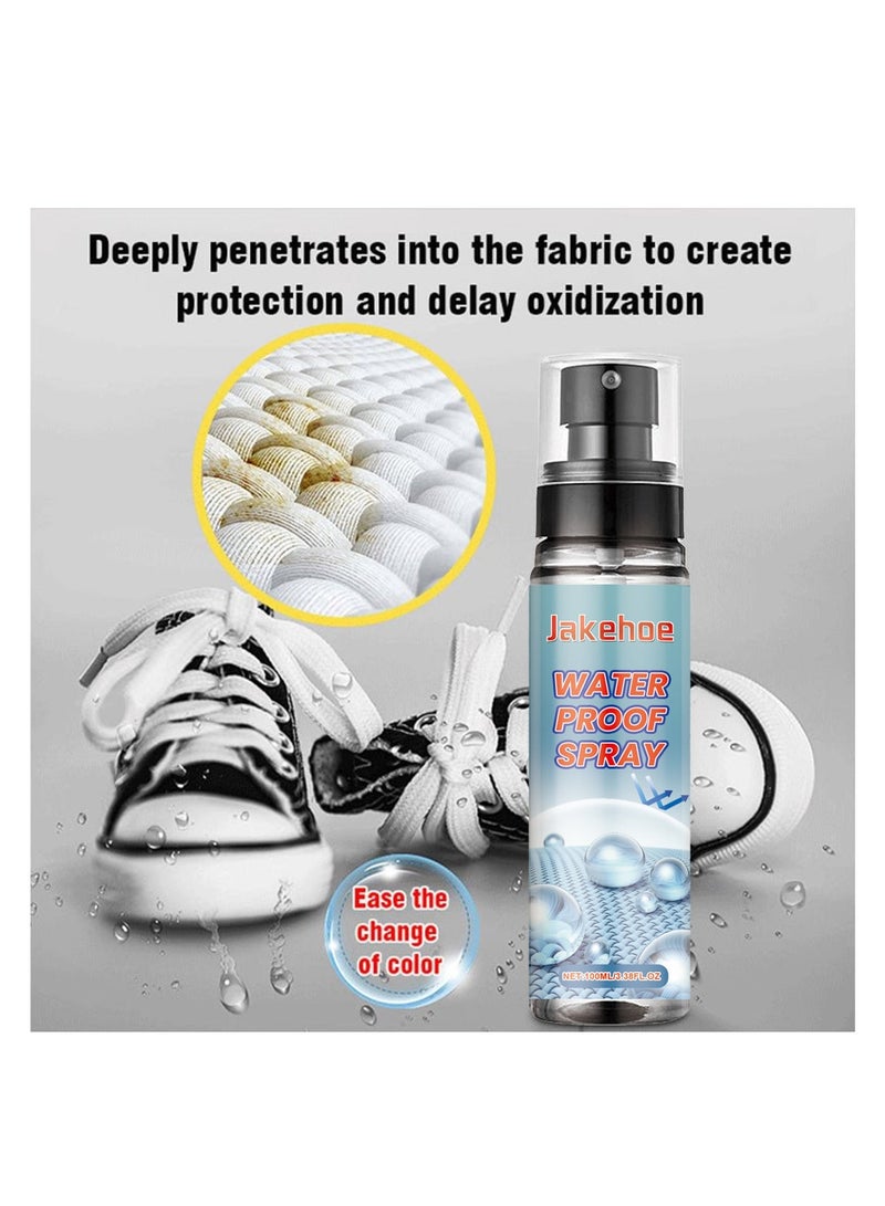 Jakehoe Nano Waterproof Spray for Shoes, Bags & Fabrics - 100ml Rain & Stain Repellent with Advanced Nano - Technology, Long - Lasting Protection for All Materials - Image 2
