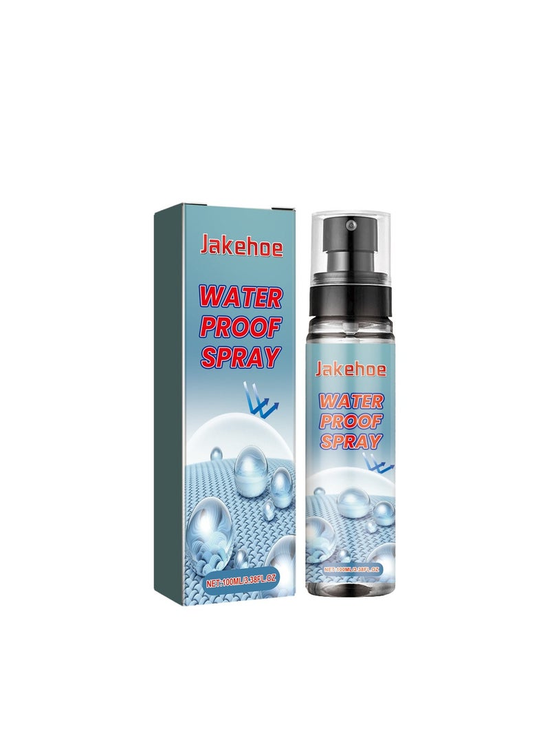 Jakehoe Nano Waterproof Spray for Shoes, Bags & Fabrics - 100ml Rain & Stain Repellent with Advanced Nano - Technology, Long - Lasting Protection for All Materials - Image 1