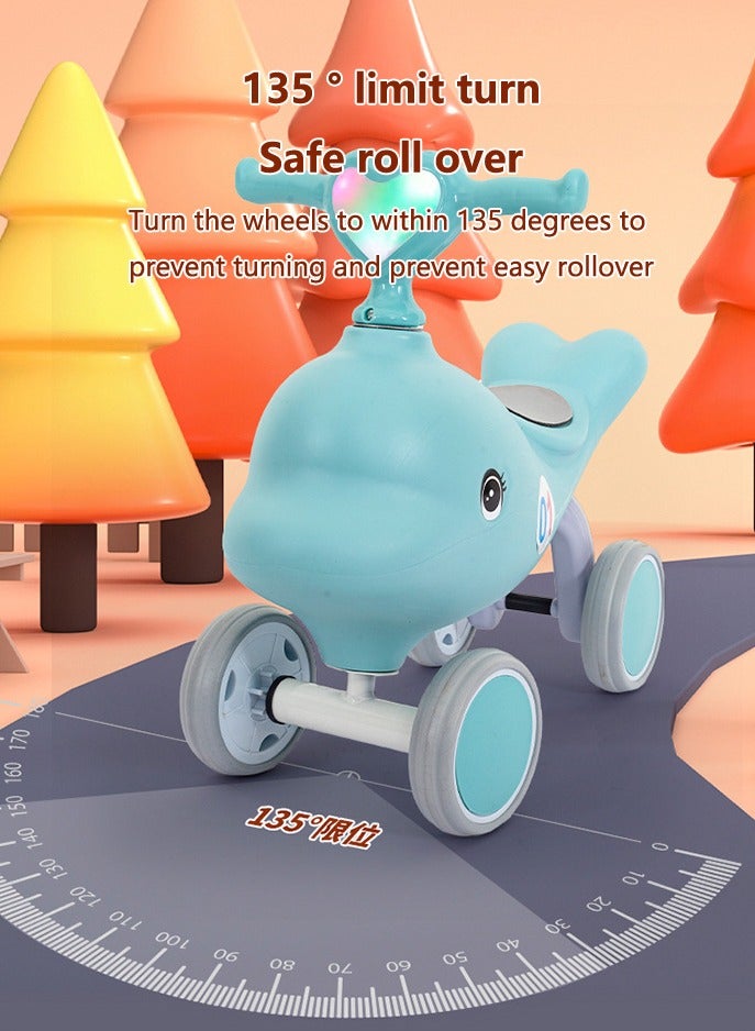 Arabest سيارة متأرجحة، سيارة هزازة للركوب عليها للأولاد والبنات، بدون بطاريات أو تروس أو دواسات، تدور وتدور وتتحرك بحركة هزازة للتوجيه، للأطفال الصغار والأطفال من سن 3 سنوات فما فوق - Image 3