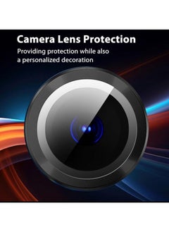 General 2 sets of Motorola Razr 50 Ultra camera lens protectors, scratch resistant, 9H ultra-thin tempered glass with aluminum edges, monometal lens caps  - Image 3
