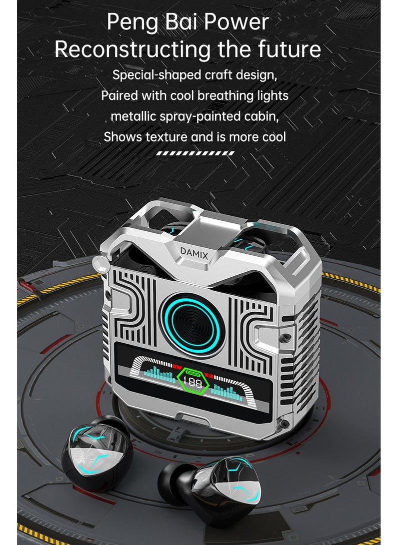 Lntelligent Touch Noise Reduction High -Definition Call Voice Summon Lightweight Waterproof Wireless Bluetooth Headset Stereo Earplugs - Image 2