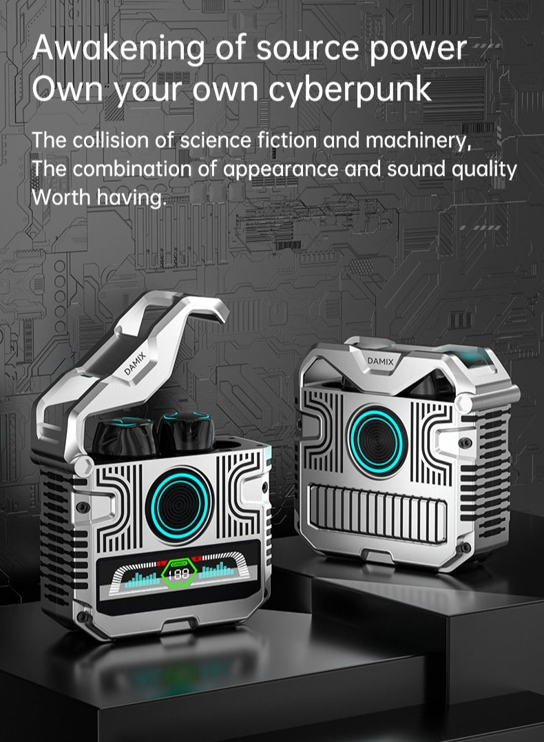 Lntelligent Touch Noise Reduction High -Definition Call Voice Summon Lightweight Waterproof Wireless Bluetooth Headset Stereo Earplugs - Image 3