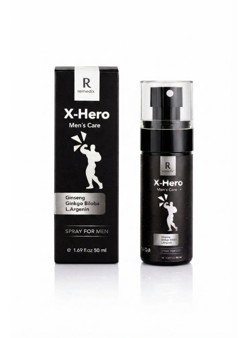 Remedix X-Hero Spray For men 50 ml -Special Offer – Two Packs - Image 3
