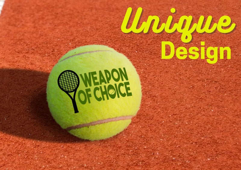 CybGene Tennis Gifts, Set of 3 Unique Tennis Balls with Gift Package, Perfect for Tennis Teammate, Partners - Men - Image 3
