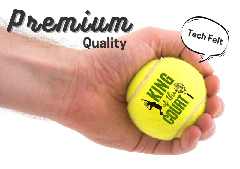 CybGene Tennis Gifts, Set of 3 Unique Tennis Balls with Gift Package, Perfect for Tennis Teammate, Partners - Men - Image 2