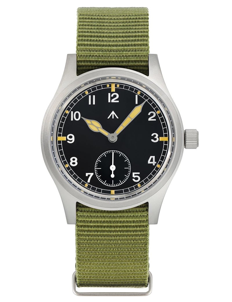 TACTICAL FROG Militado D12 Military Mens Watch VD78 Quartz Sapphire Crystal C3 Super Luminous 36mm Dial Military-Style Dress Watches, 100M Waterproof - Image 1
