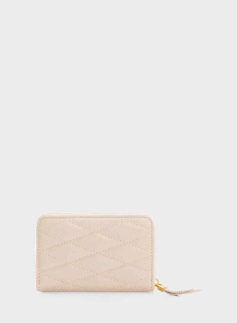 MANGO Rain Zip Closure Wallet
