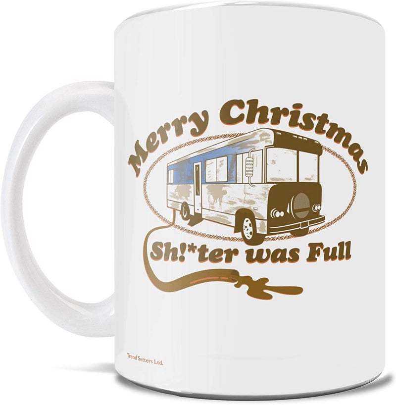 Trend Setters National Lampoons Christmas Vacation  Griswold RV Camper Toilet Full Quote  One 11 oz Coffee or Tea Mug  Perfect for Gifting or Collecting  Officially Licensed Merchandise - Image 3