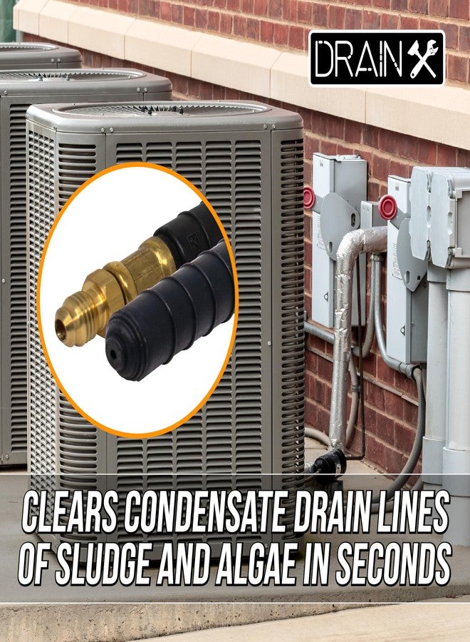 DrainX Air Pressure Bladder for HVAC Line Blowout A/C Condensate Lines and pipes (3/4"-1" Diameter) - Image 4