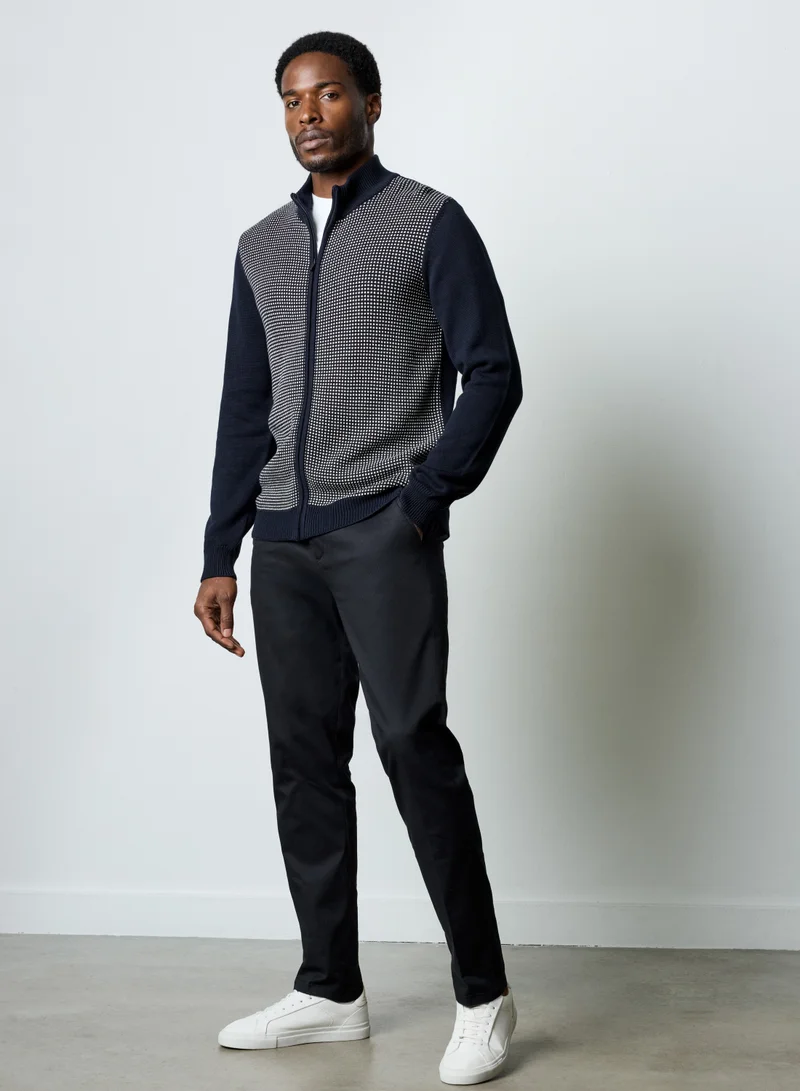 فرنش كونكشن سترة بسحاب أمامي