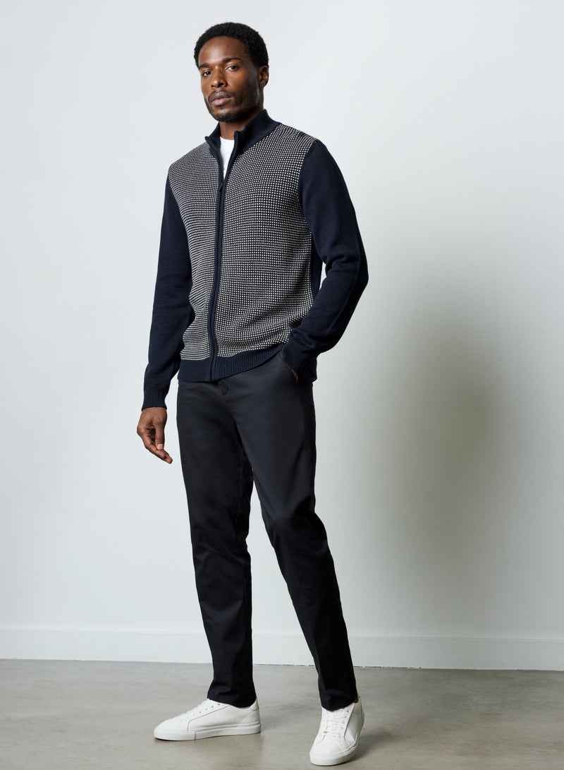 فرنش كونكشن سترة بسحاب أمامي - Image 1