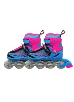 ENDLESS  EL1027 Inline Adjustable Skates Large 39 EUR (UK 5.5) - 43 EUR (UK 9) for 12 Years and Above | Aluminium Chassis and 70 mm PU Wheels | All Wheels Flash, ABEC 7 Bearings  - Image 1