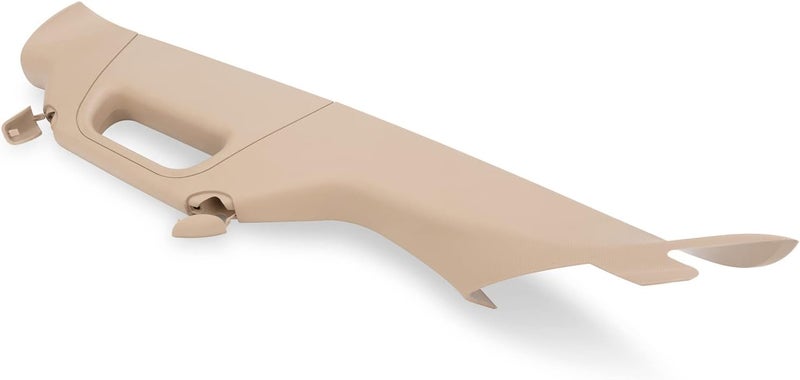 Qagea A-Pillar Grab Handle Interior Trim for 2011-2016 Ford Super Duty - Left Side, Tan - Image 1