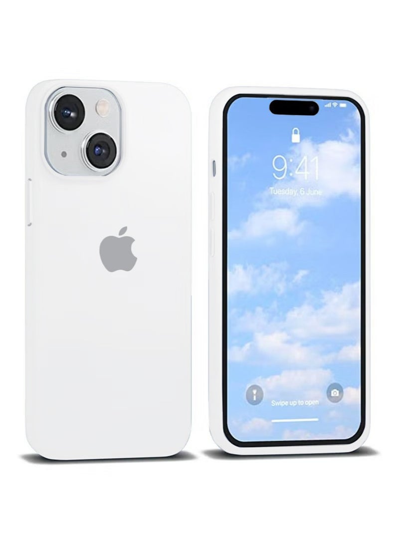 غطاء حماية للهاتف المحمول iPhone 15 Plus مع حماية من السيليكون السائل الناعم وملحقات مضادة للخدش ومضادة للصدمات، غطاء خلفي واقٍ نحيف مع ملمس مريح ومضاد لبصمات الأصابع - Image 1