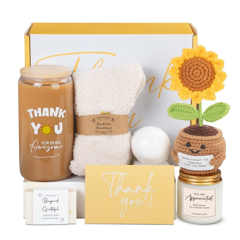 Ithmahco Thank You Gifts For Women, Thank You Gift Basket, Employee Appreciation Gifts, Thank You Gifts, Teacher Appreciation Gifts, Appreciation Gifts For Coworkers, Coworker Leaving Gifts For Women - Image 1