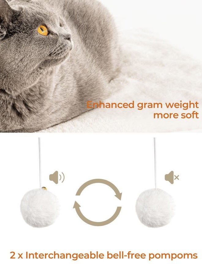 FourFurPets 35.4in 3-Tier Modern Cat Tree Tower Condo, Cat Scratch Posts for Indoor Cats, Big Plate, Two Full Sisal Scratching Posts, Rustic Brown - Image 5