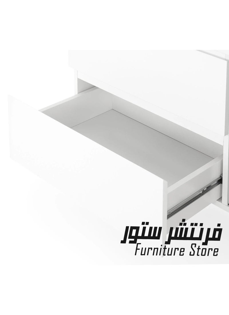 فرنتشر ستور وحدة تليفزيون مودرن - ارتفاع 40 سم - عرض 120 سم - عمق 30 سم ، من فرنتشر ستور.  - Image 4
