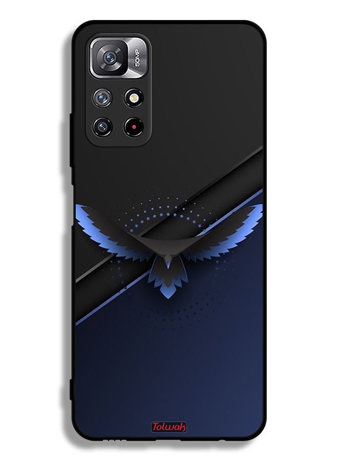 Tolwak Xiaomi Redmi Note 11S Protective Case Cover Eagle Digital Abstract Art - Image 2