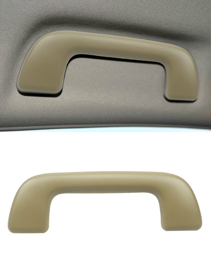 YIGUCS Interior Grab Handle Fits for Toyota Model for Corolla 4Runner Highlander RAV4 and More Grip Assist Handle Without Hook Type Beige Color