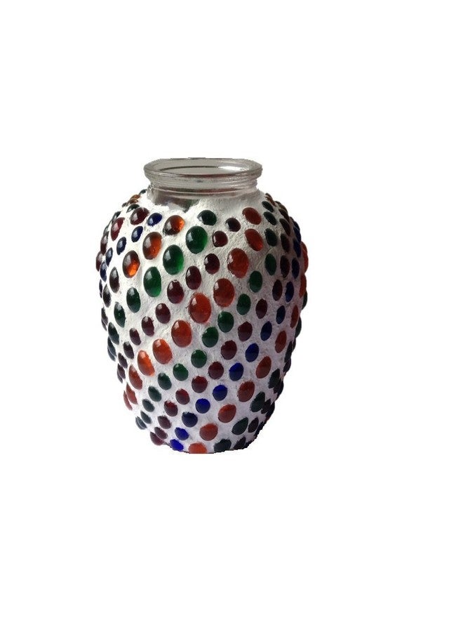 EXCEL IMPEX Flat Bottom Type Glass Stone Pebbles/Marbles Suitable for Aquariums; Vase Crafts and Home Decor; Transparent; Multicolour -Set of 50 Pieces - Image 5