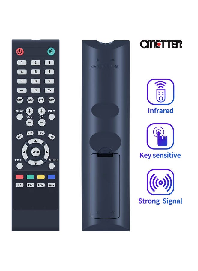 OMETTER - New Fit for PROSCAN TV Remote Control PLDED3273A-E PLDED4017 PLDED4016A-D PLDED3996A-E PLDED5066A-B PLDED5068A-D PLDED5066B - Image 1