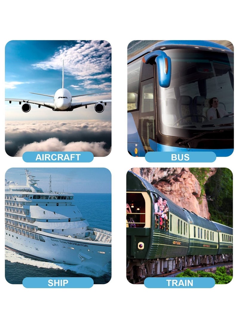 Motion Sickness Patches for The Relief of Nausea and Vertigo in Adults Kids from Travel Cars, Ships, Airplanes Forms Transport Movement