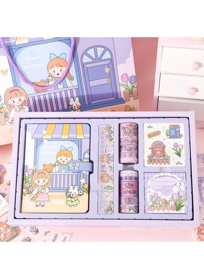 Bluejw Mr. Paper Hand Account Suit Gift Box Hand Account Book Notebook Boys Cute Walking Stick Book Children's Journal Primary School - Image 4