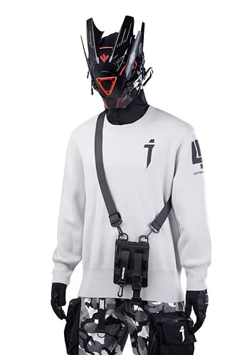 Niepce Inc Streetwear Techwear Waist Bag for Men (Black1, One Size) - Image 5