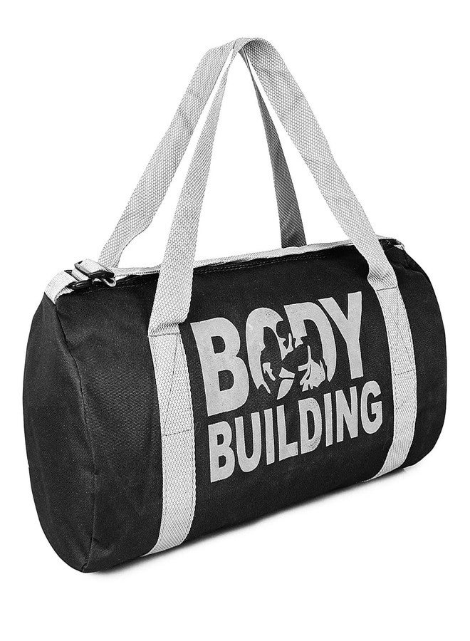 Groupers 20-25L Gym Bag Combo of 2 - Water-Resistant Duffle Bag with Shoe Pocket + 400ml Shaker Bottle, Black (43×25×23 cm) - Travel, Gym & Workout Weekender for Men & Women - Image 4