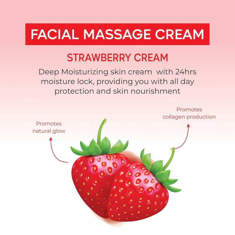 BEEONE Strawberry Massage Cream 900 ML - Image 5