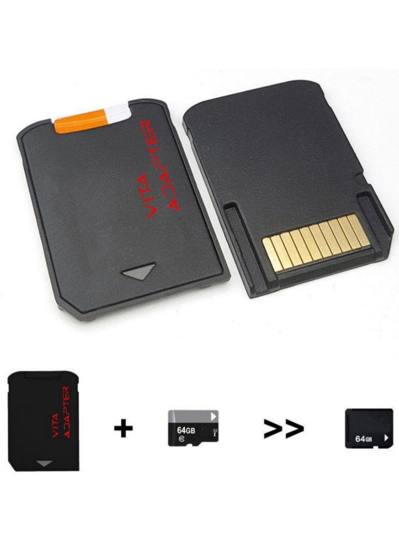 ماركة غير محددة إصدار جديد SD2Vita V3.0 محول لجهاز PS Vita 1000/2000 - يحول بطاقة الألعاب إلى ذاكرة ميكرو إس دي لـ Playstation Vita وPSTV مع أداء محسن  - Image 2