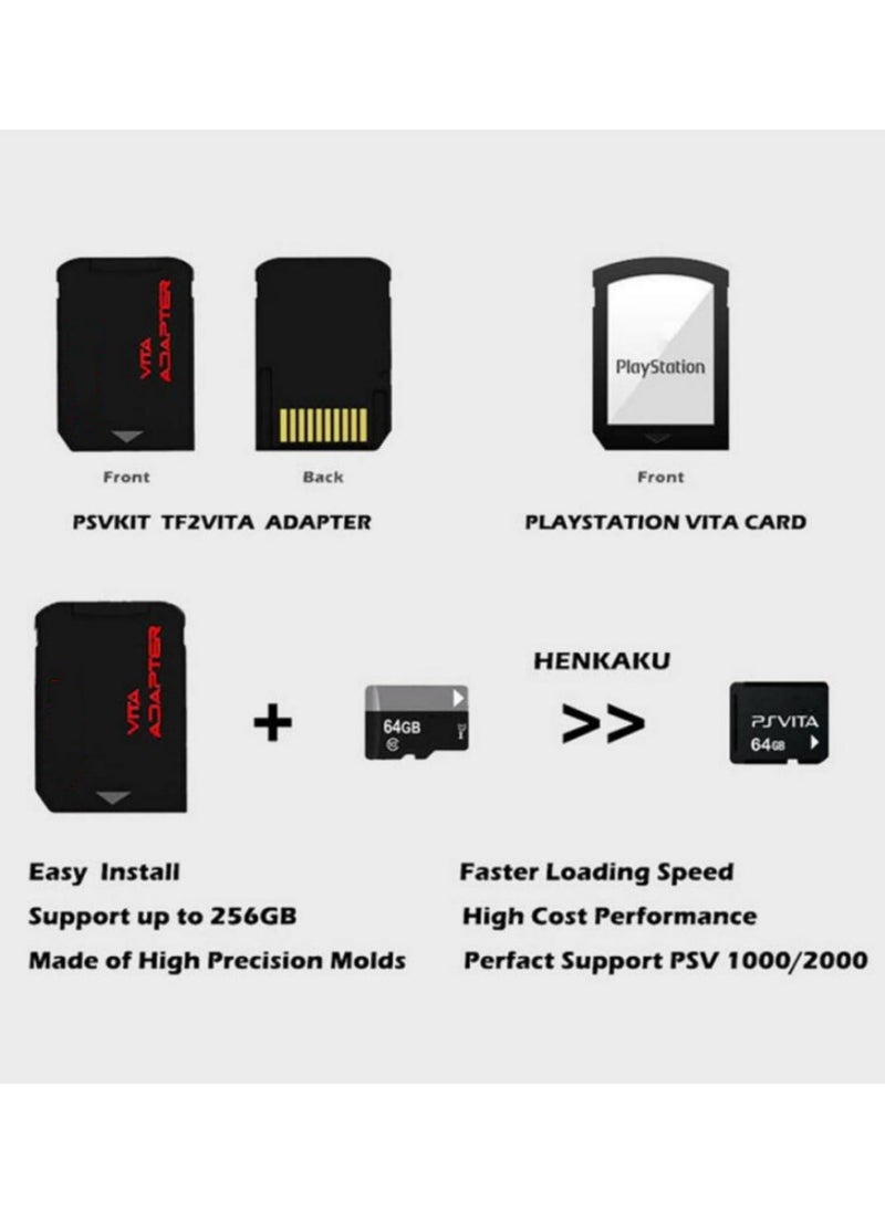 ماركة غير محددة إصدار جديد SD2Vita V3.0 محول لجهاز PS Vita 1000/2000 - يحول بطاقة الألعاب إلى ذاكرة ميكرو إس دي لـ Playstation Vita وPSTV مع أداء محسن  - Image 4