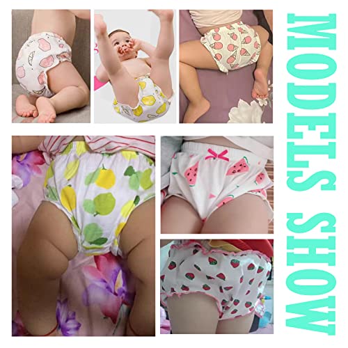 Orinery Cotton Underwear Baby Girl Undies Breathable Bloomers Briefs Infant Toddler Panties Kids Ruffle Assorted Boxer 6-Pack (BL203A, 1-2T) - Image 5