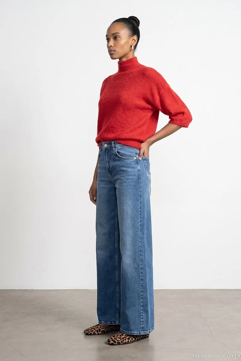 DILVIN Women's Straight-Leg Jeans