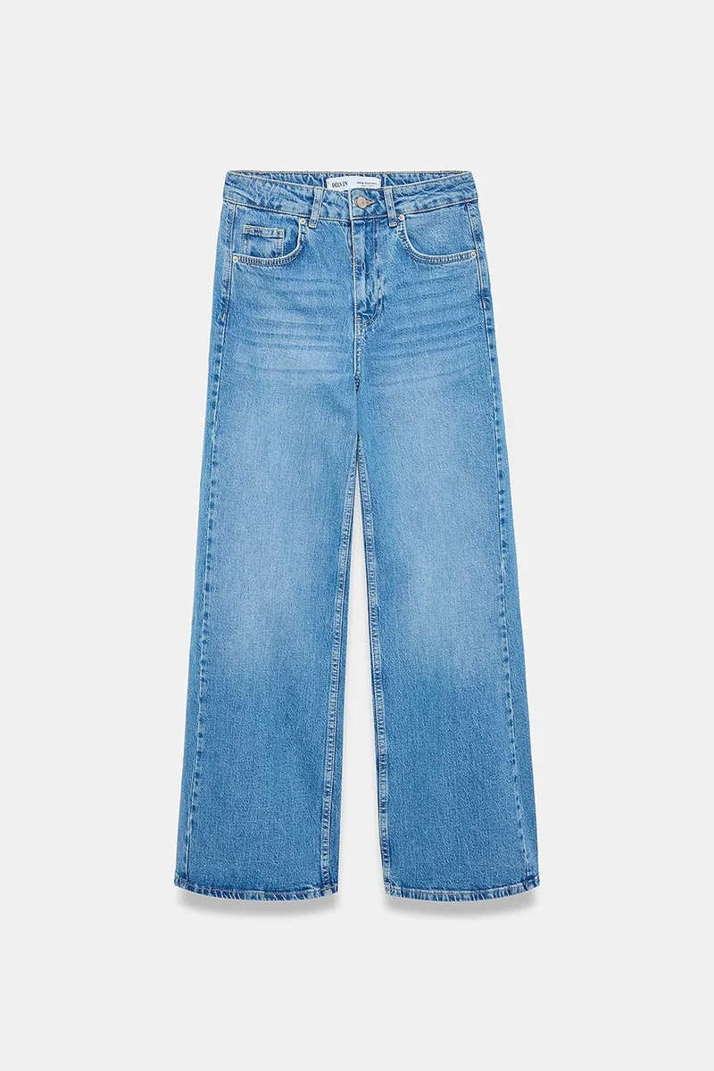 Dilvin Mid Blue Denim DILVIN Women's Straight-Leg Jeans for Women | Best Price UAE